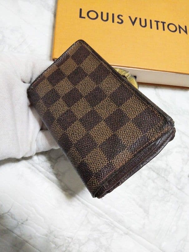【良品】ダミエ ガマ口 財布