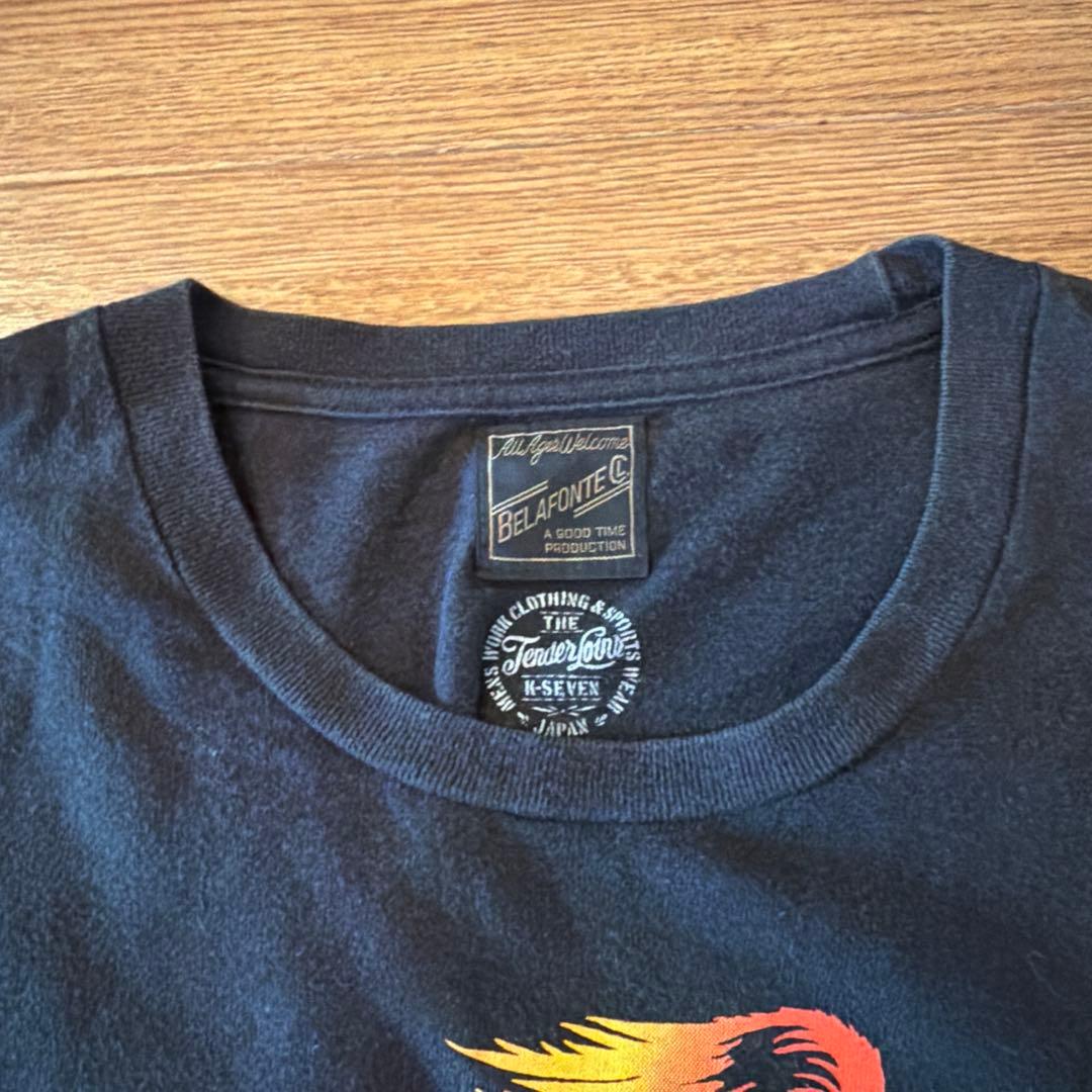 tenderloin × Belafonte Tシャツ 馬と骸骨デザイン