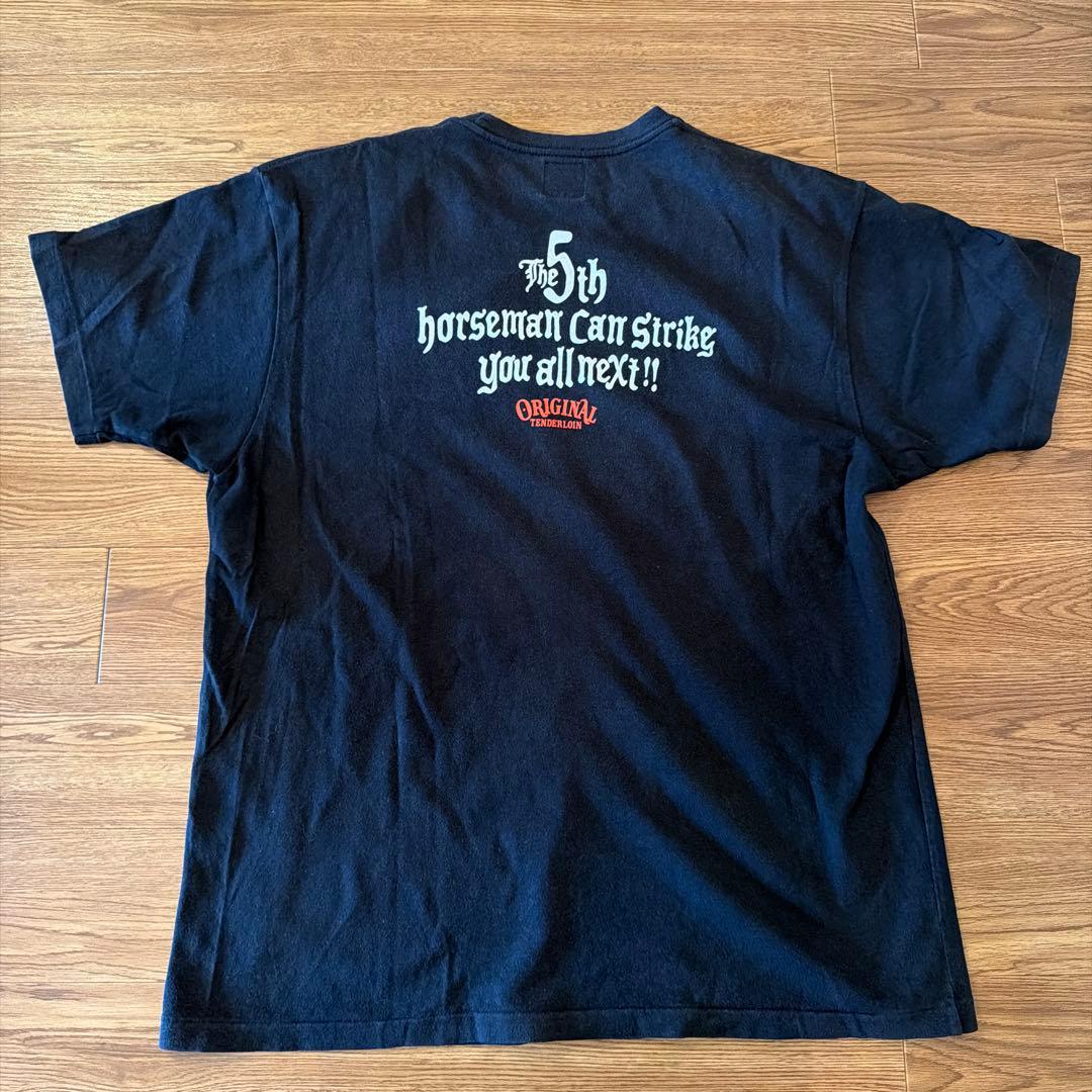 tenderloin × Belafonte Tシャツ 馬と骸骨デザイン