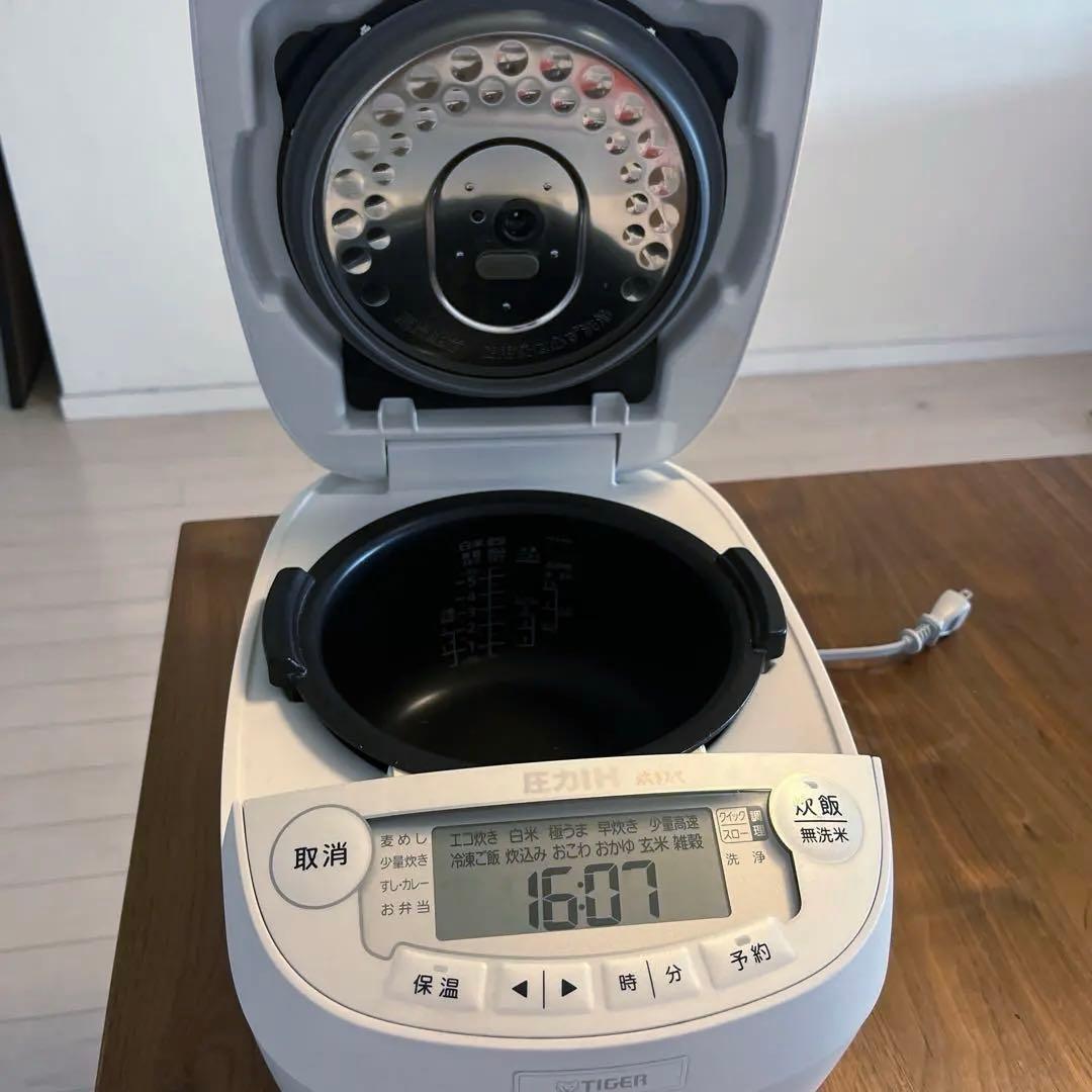 タイガー 圧力IHジャー炊飯器 JPV-A100 マットホワイト