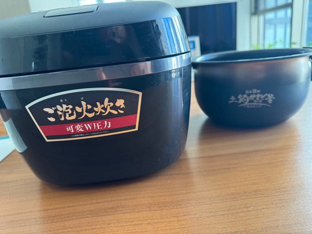 タイガー圧力IH炊飯器<炊きたて>5.5合　JPI-S型　22年製　ブラック