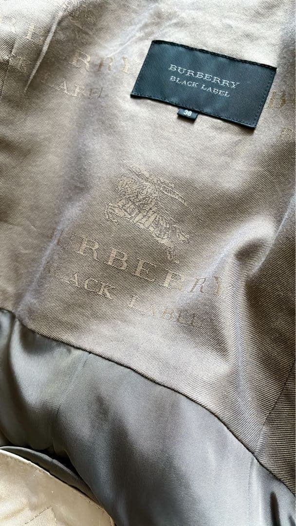 BURBERRY BLACK LABEL ライナー付トレンチコート サイズ38