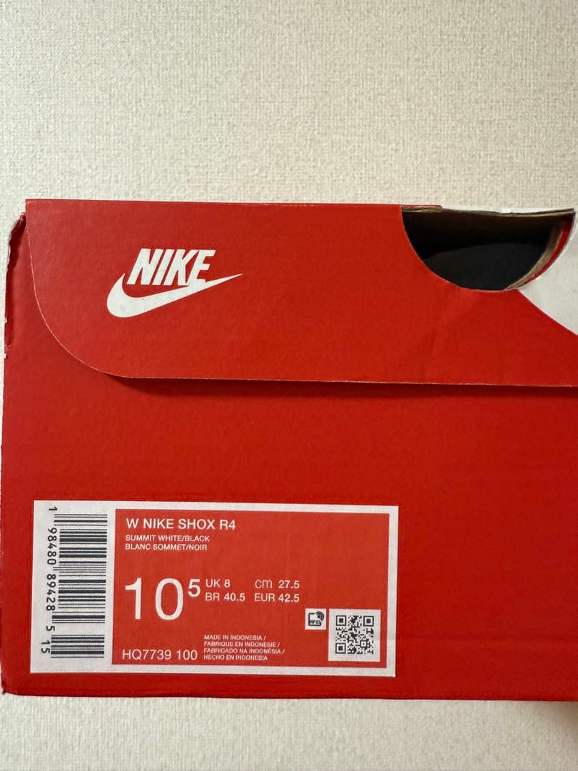 y*u様 27.5 Nike Women's Shox R4 \"Black/Wh