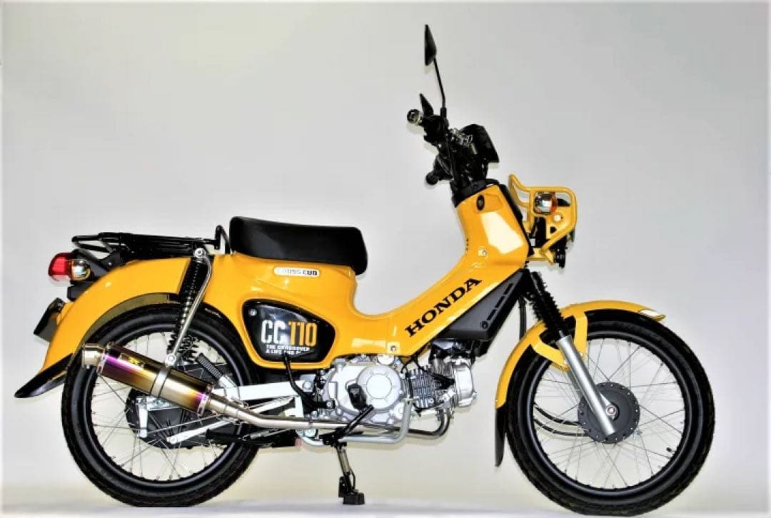 専用Realize ホンダ クロスカブ110 エンプレス Ti ダウン　マフラー