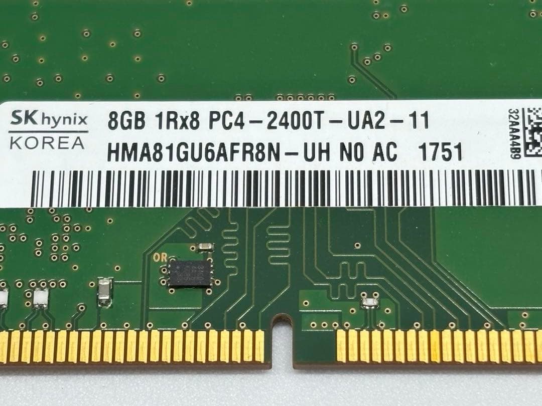 SK hynix 8GB DDR4 2400 メモリ　4枚⑤