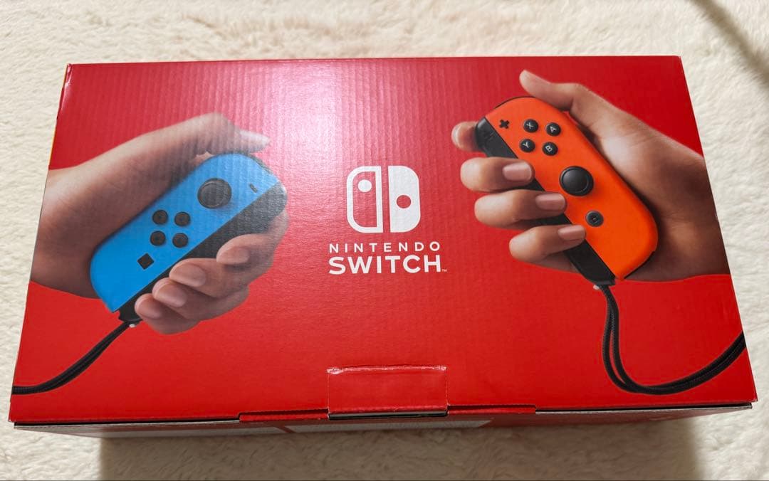 Nintendo Switch 本体　2017年製　中古 ネオンレッド・ブルー