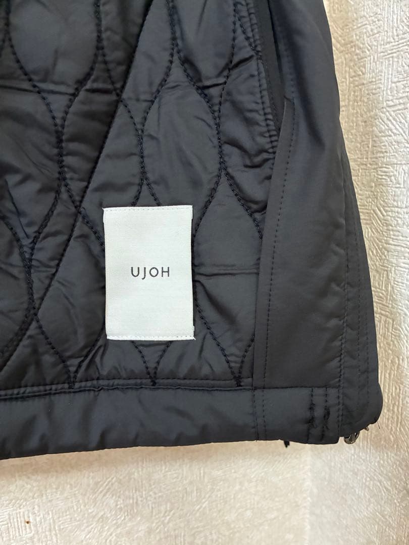 【美品】UJOH キルティング ベスト ブラック size 2 日本製 モード