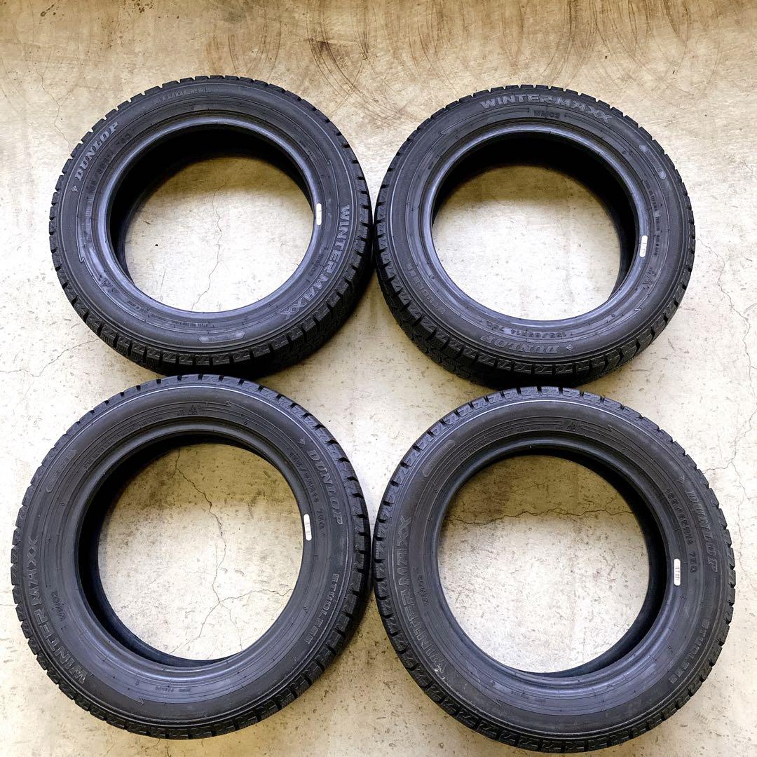 ダンロップ ウインターマックス02 155/65R14 2020年製 冬タイヤ