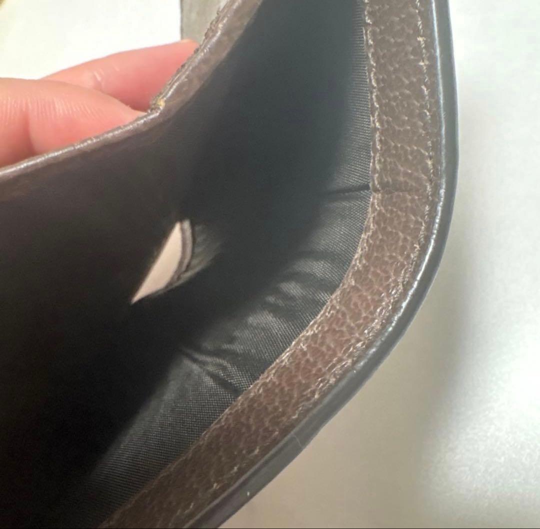 GUCCI GGキャンバス 二つ折り財布 オフィディア