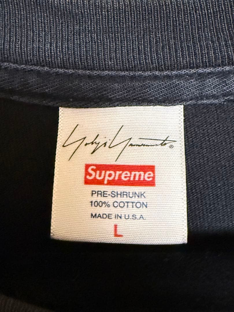 【L】Supreme Yohji Yamamoto Logo Tee