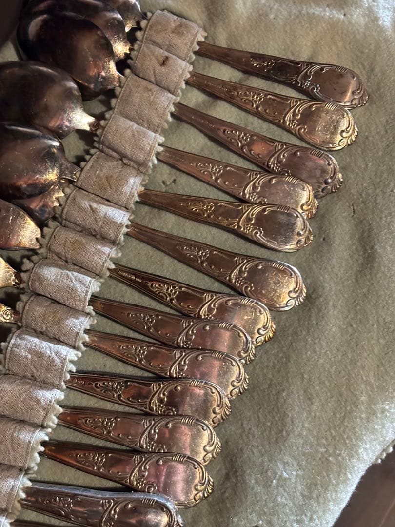 アンティーク　1900年代　カトラリーセット　収納ケース付き
