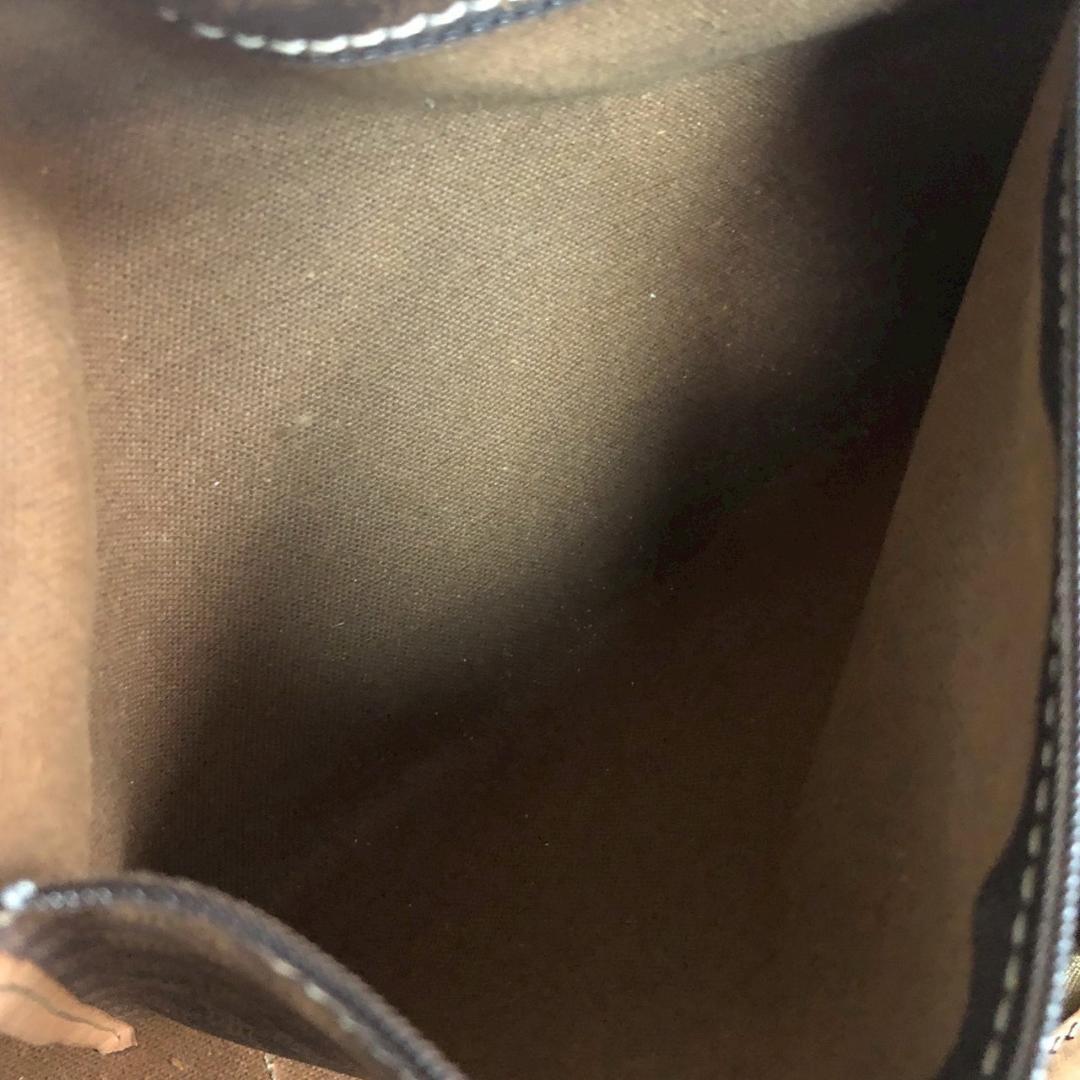 CELINE セリーヌ マカダム柄 ボストンバッグ ブラウン レディース