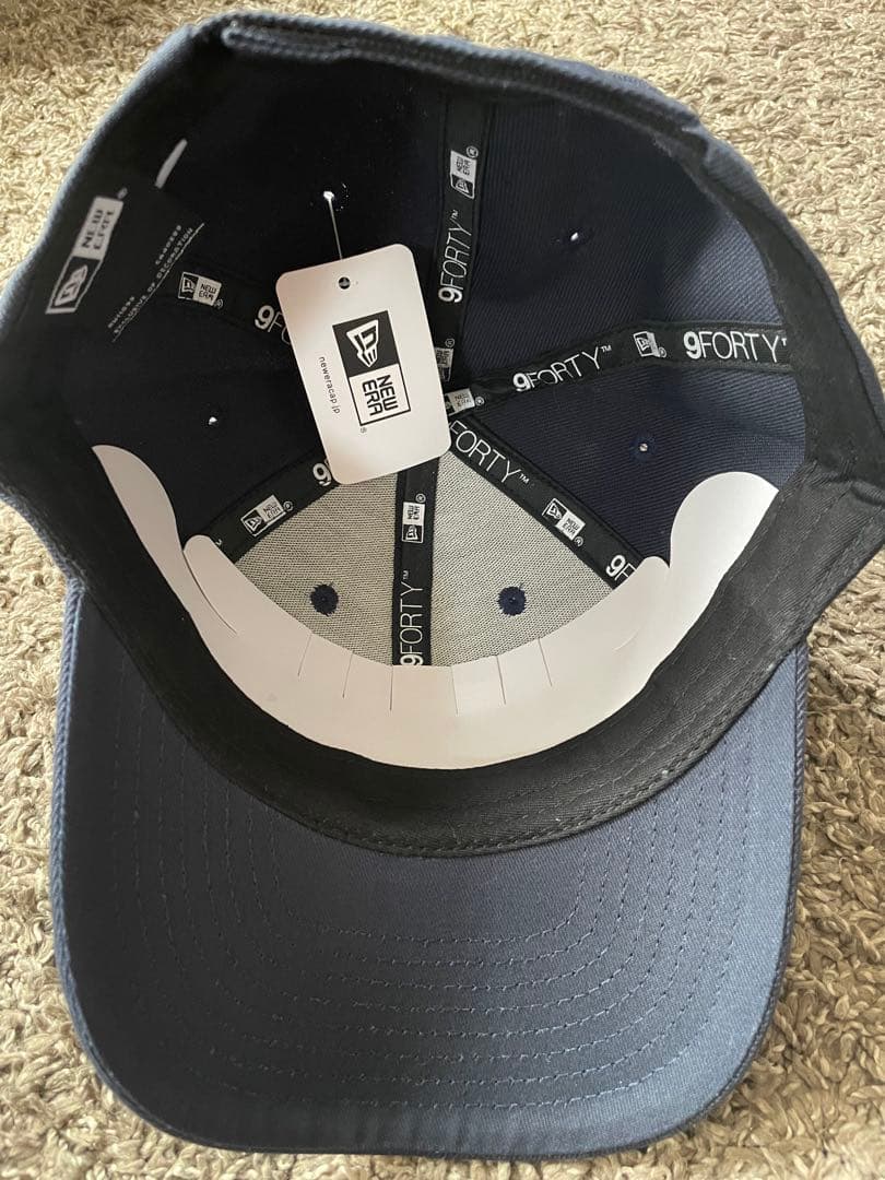 NEW ERA 9FORTY ネイビーキャップ　フラグメント