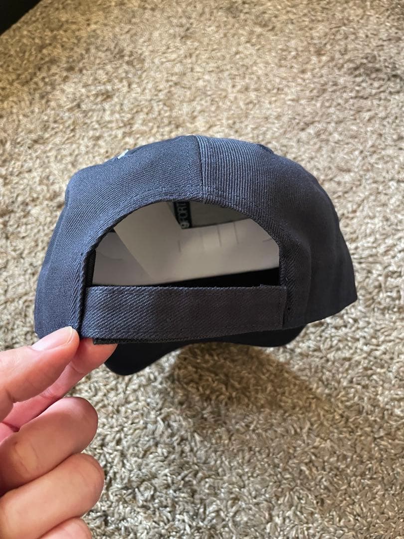 NEW ERA 9FORTY ネイビーキャップ　フラグメント