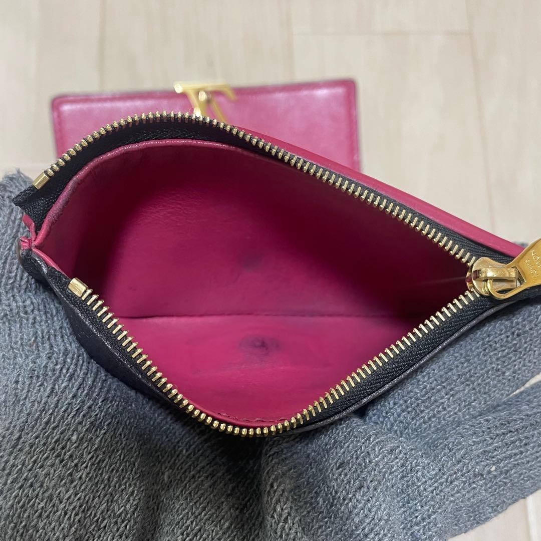 FRID【ルイヴィトン】LV ポルトフォイユ カプシーヌ コンパクト 黒 257