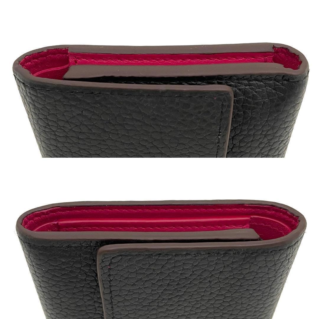 FRID【ルイヴィトン】LV ポルトフォイユ カプシーヌ コンパクト 黒 257