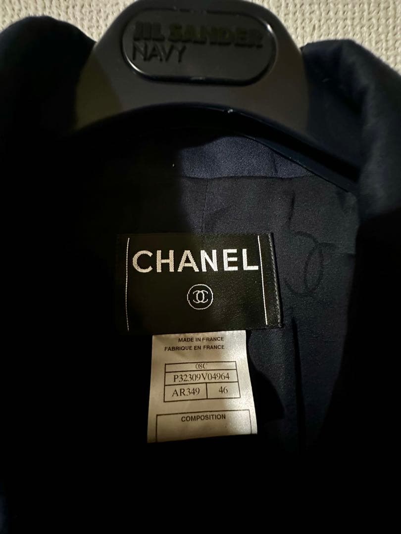 シャネル　CHANEL ショート丈　トレンチコート　エアラインコレクション