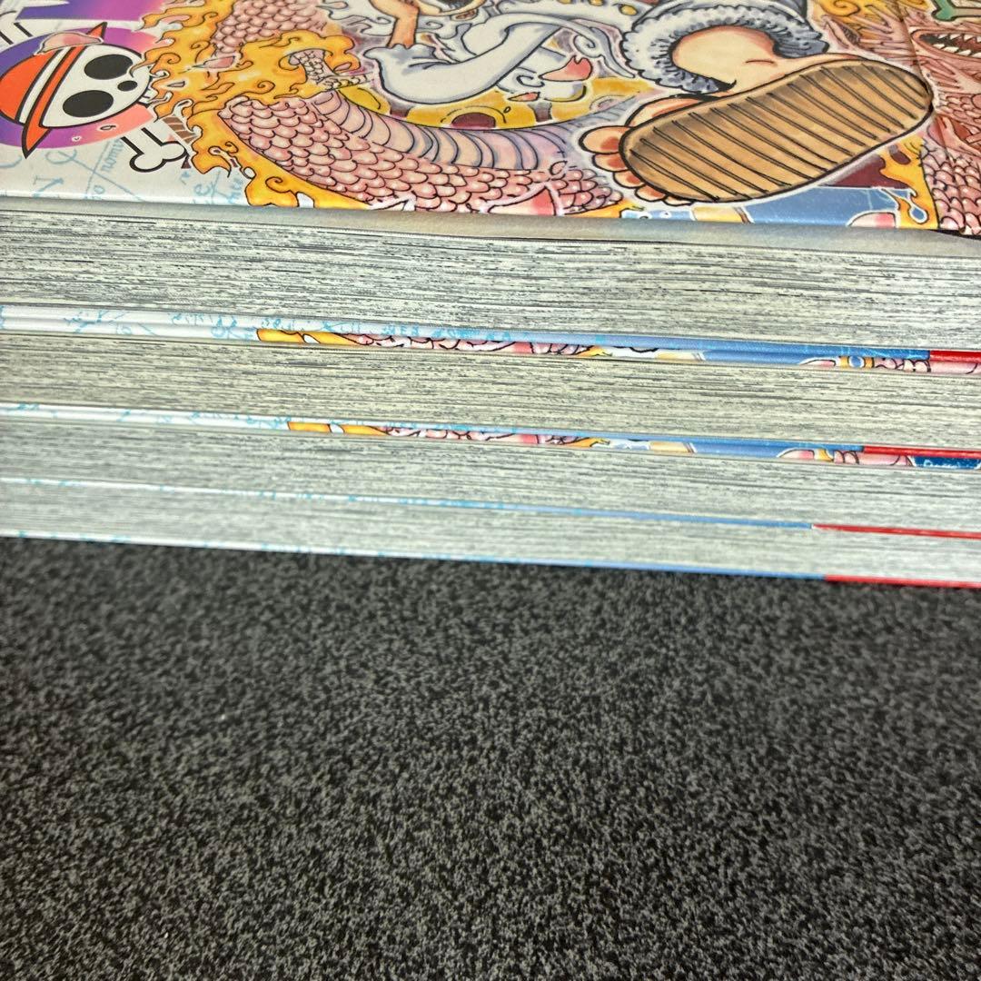 ONE PIECE 104巻初版４巻セット 全巻帯付き、チラシ付き
