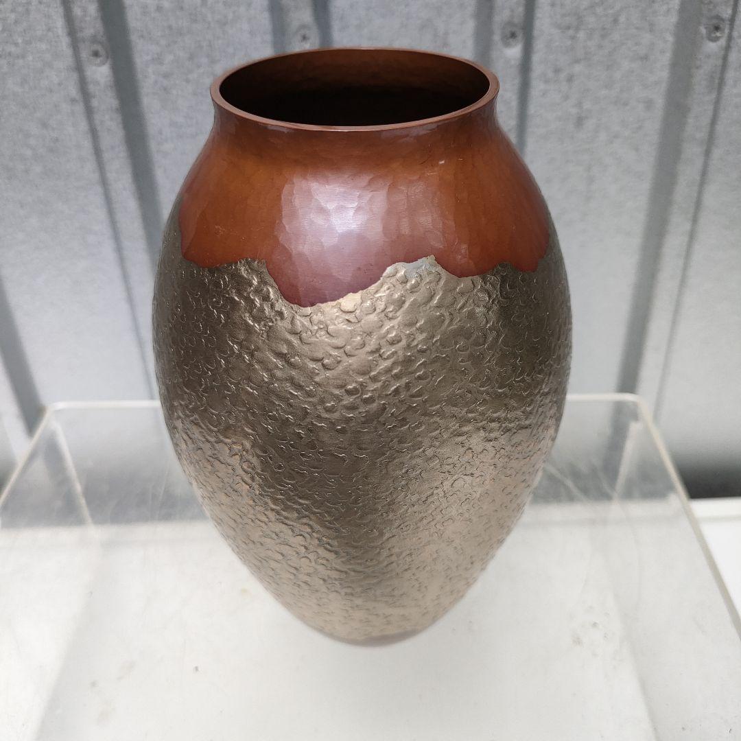 玉川堂鎚起銅器花瓶