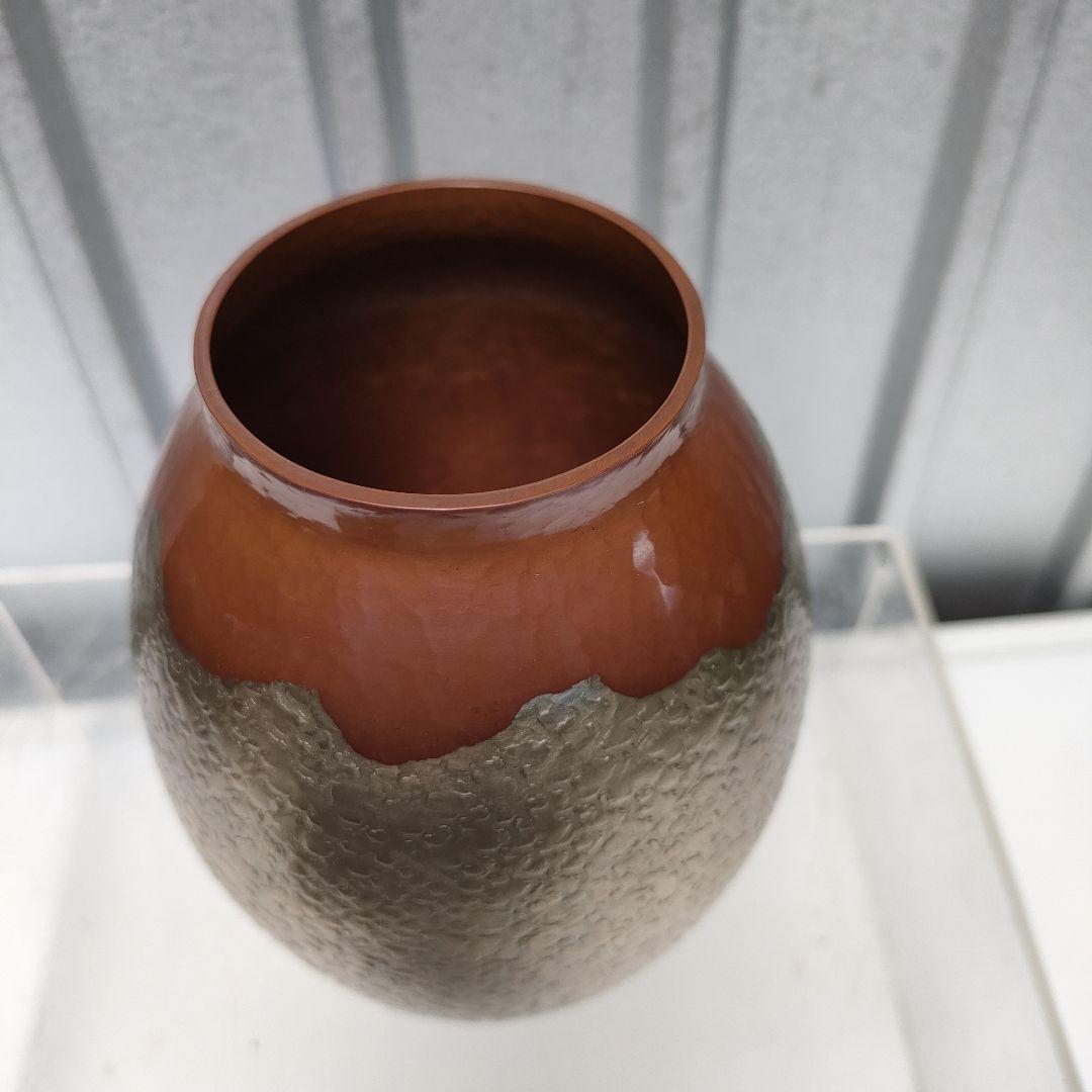 玉川堂鎚起銅器花瓶
