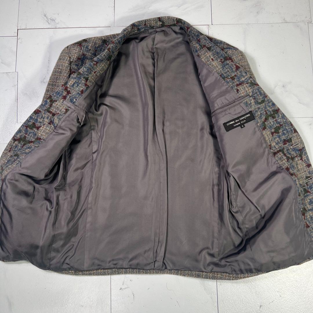 希少 コムデギャルソンオムプリュス 88AW テーラドジャケット 花柄 S