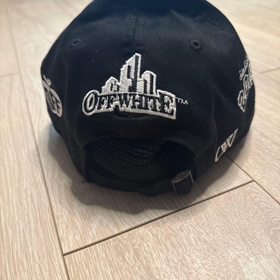 【美品】OFFWHITE newera Cap 黒