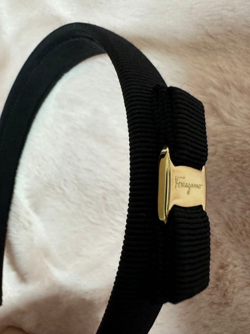 FERRAGAMO カチューシャ　Black