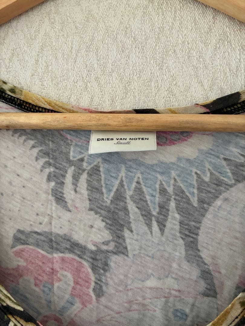 【DRIES VAN NOTEN】2014SSボタニカル柄メンズタンクトップ