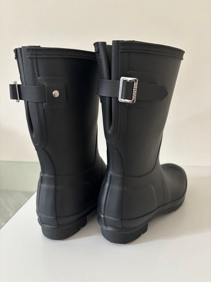 HUNTER UK3レインブーツ黒