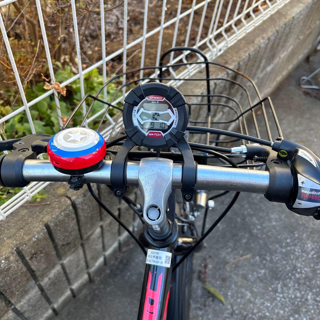 引取限定 2021 Dride SS 子供用自転車 黒赤 22インチ 防録解除済