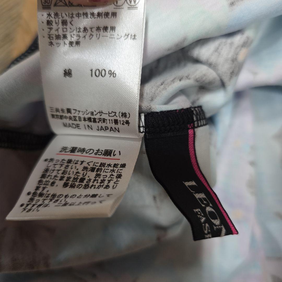 LEONARD 未使用品‼️ 花柄 半袖トップス 黒・青・ピンク y80