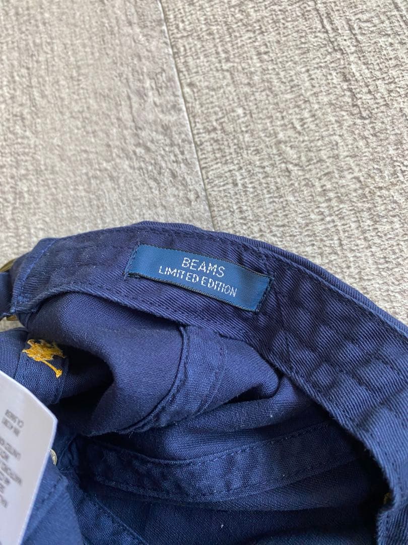 Beams × Polo Ralph Lauren ネイビーキャップ