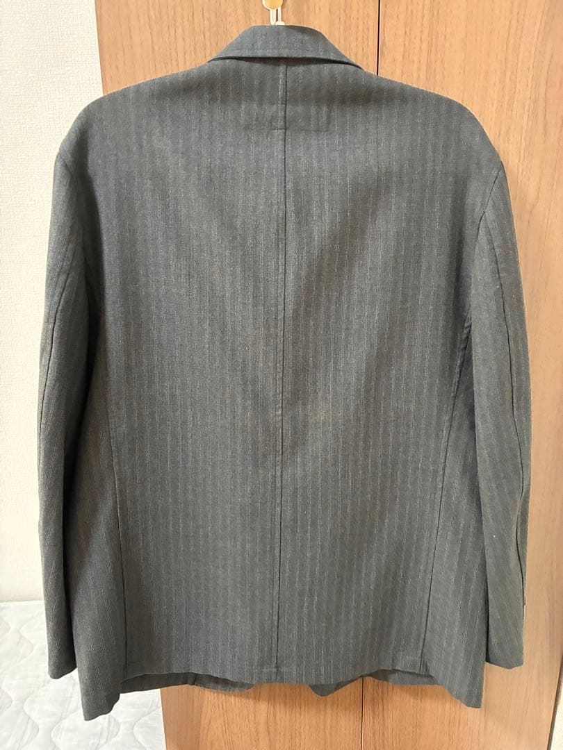 COMME des GARÇONS テーラードジャケット M グレー ストライプ