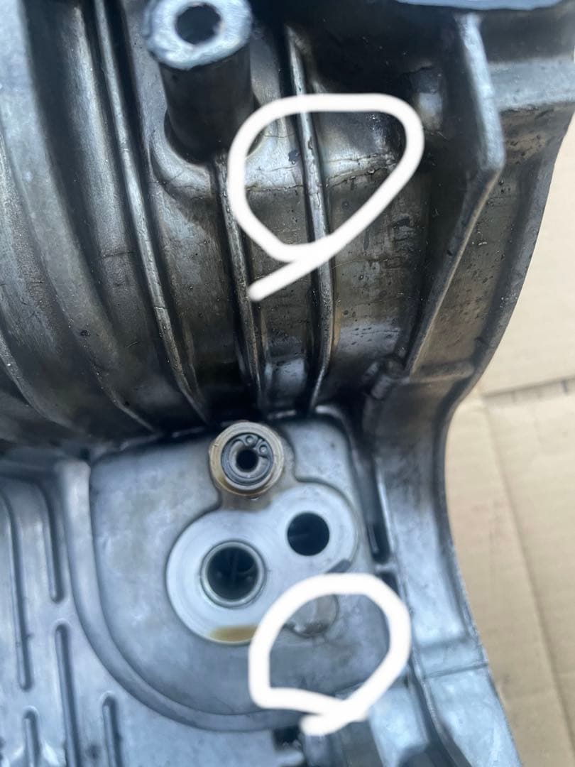 cb250t ホーク　バブ　クランクケース