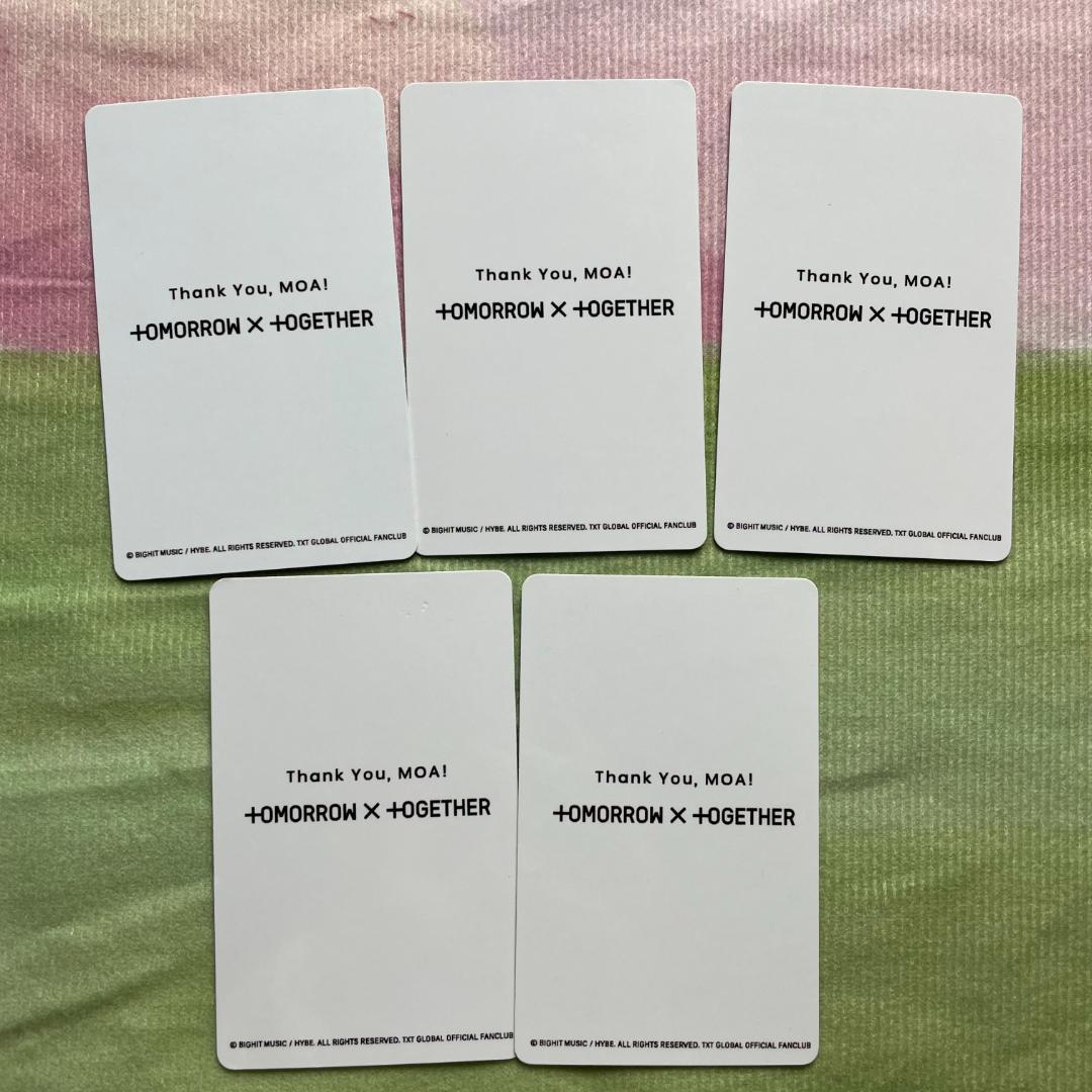 TXT 紹介特典 FC ファンクラブ 5枚 新規入会 トレカ