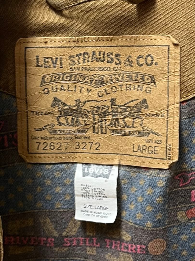 1990s Levi’sブラウンダック チョアジャケット　Bigサイズ 希少