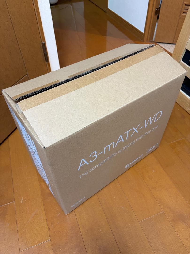 LIAN LI A3-mATX-WD 黒 ウッド micro-ATX PCケース