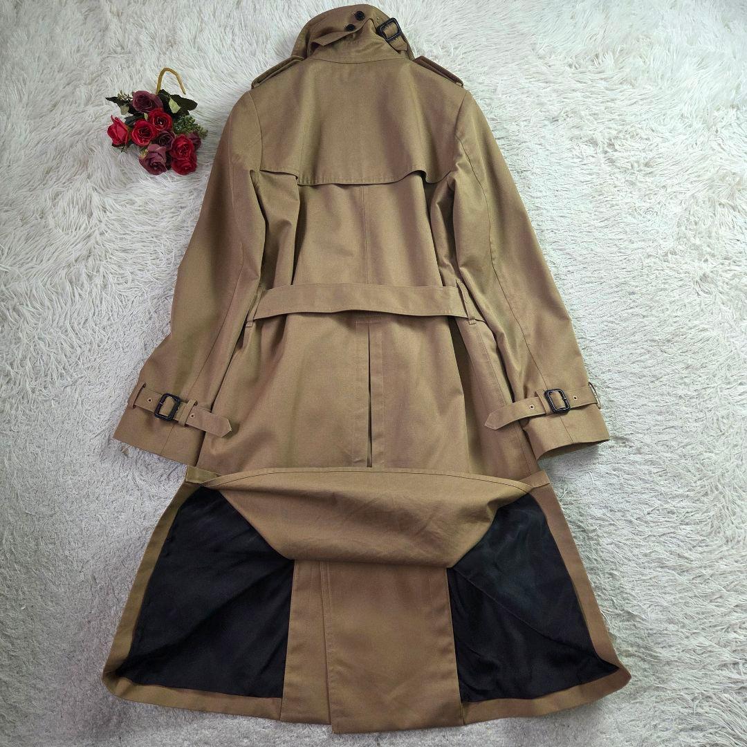 美品 HYKE トレンチコート ライナー着脱式 ベージュ サイズM タイト