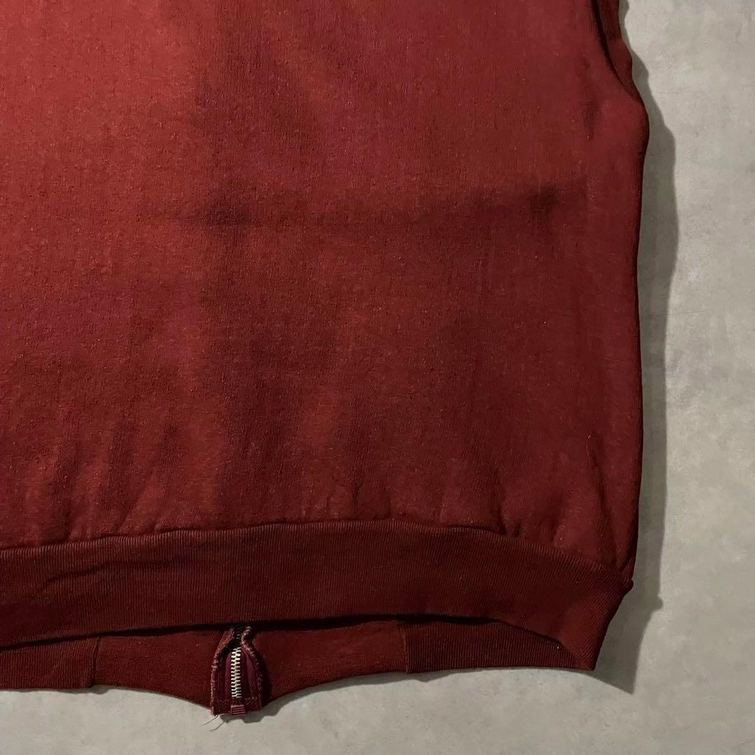 【希少】70s〜 double face sweat vest XL ドイツ製