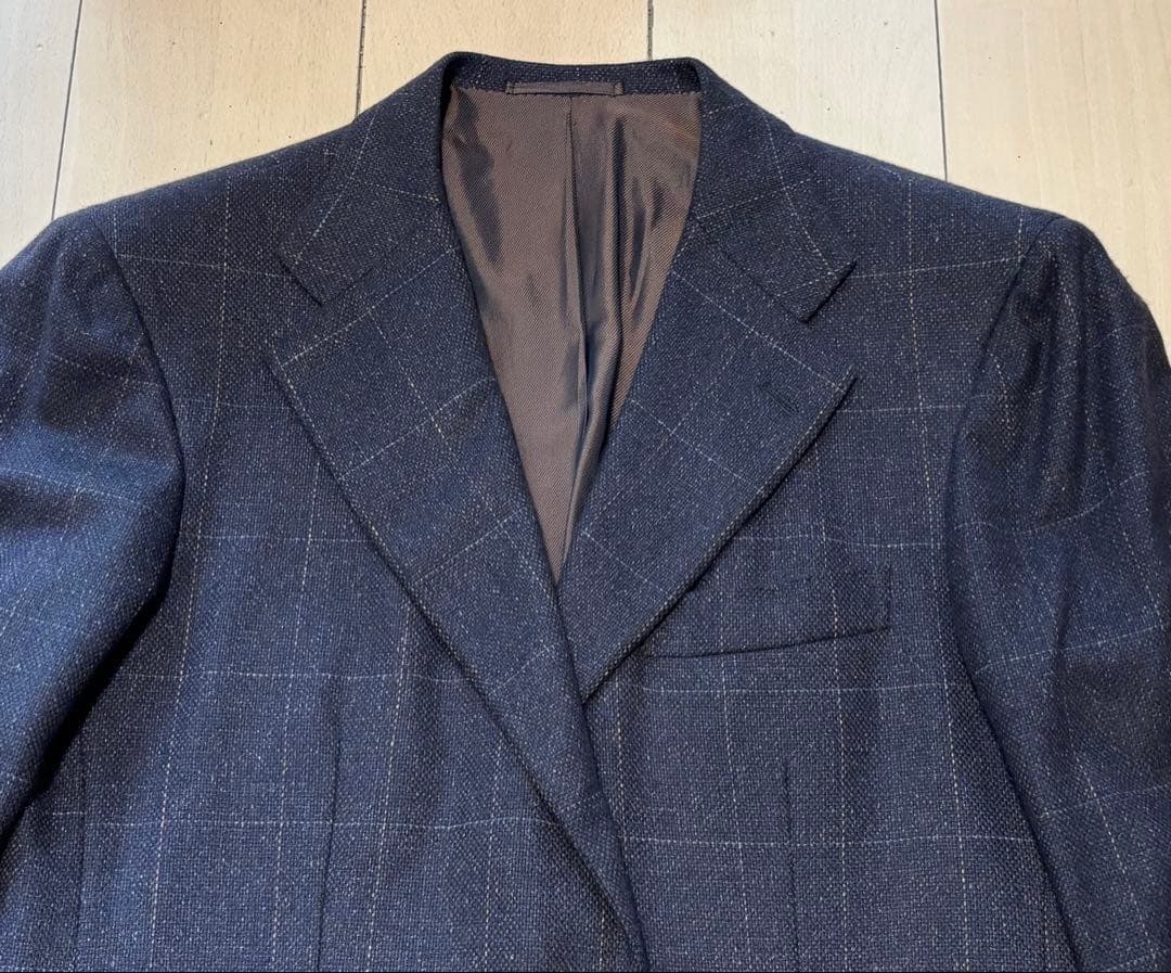 タイユアタイ別注チロパオーネ 極上カシミヤ100% Kiton キートン 伊製