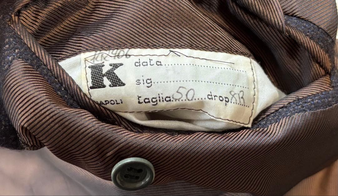 タイユアタイ別注チロパオーネ 極上カシミヤ100% Kiton キートン 伊製