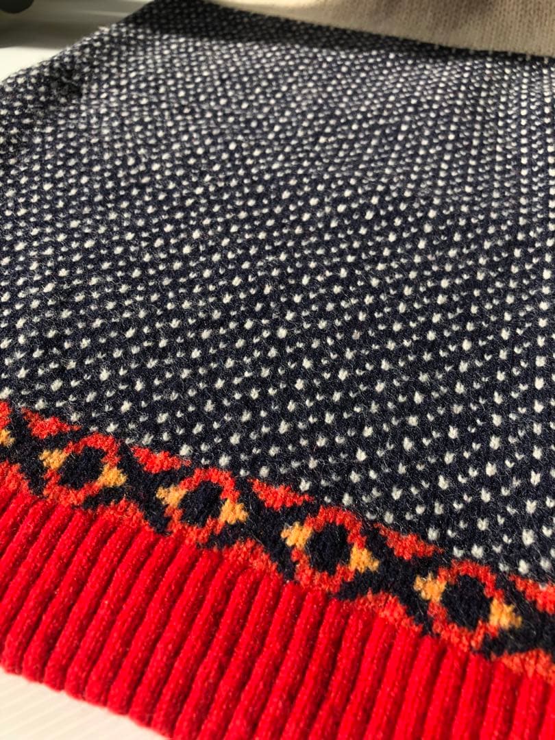 MACPHEEマカフィー フェアアイル厚手ウールマフラーWOOL100%即日配送