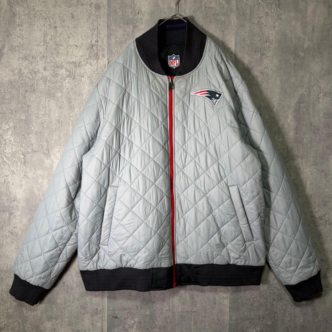希少 NIKE NFL ペイトリオッツ リバーシブル ブルゾン 刺繍ロゴ