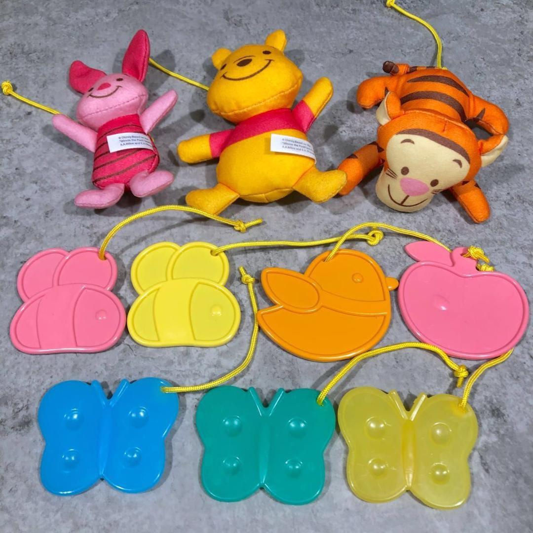 美品 大人気 プーさん えらべる回転 6WAY ジムにへんしんメリー ベビージム