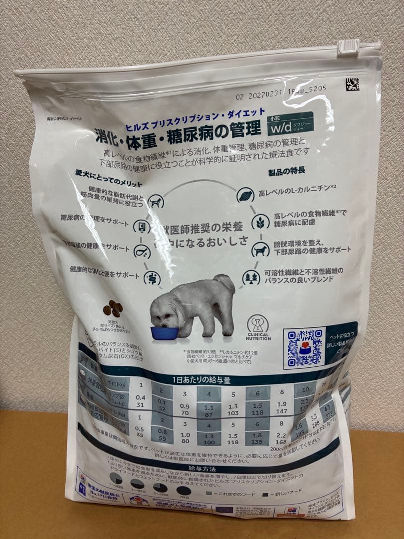 【ヒルズ プリスクリプション・ダイエット（特別療法食）】〈犬用〉w/d