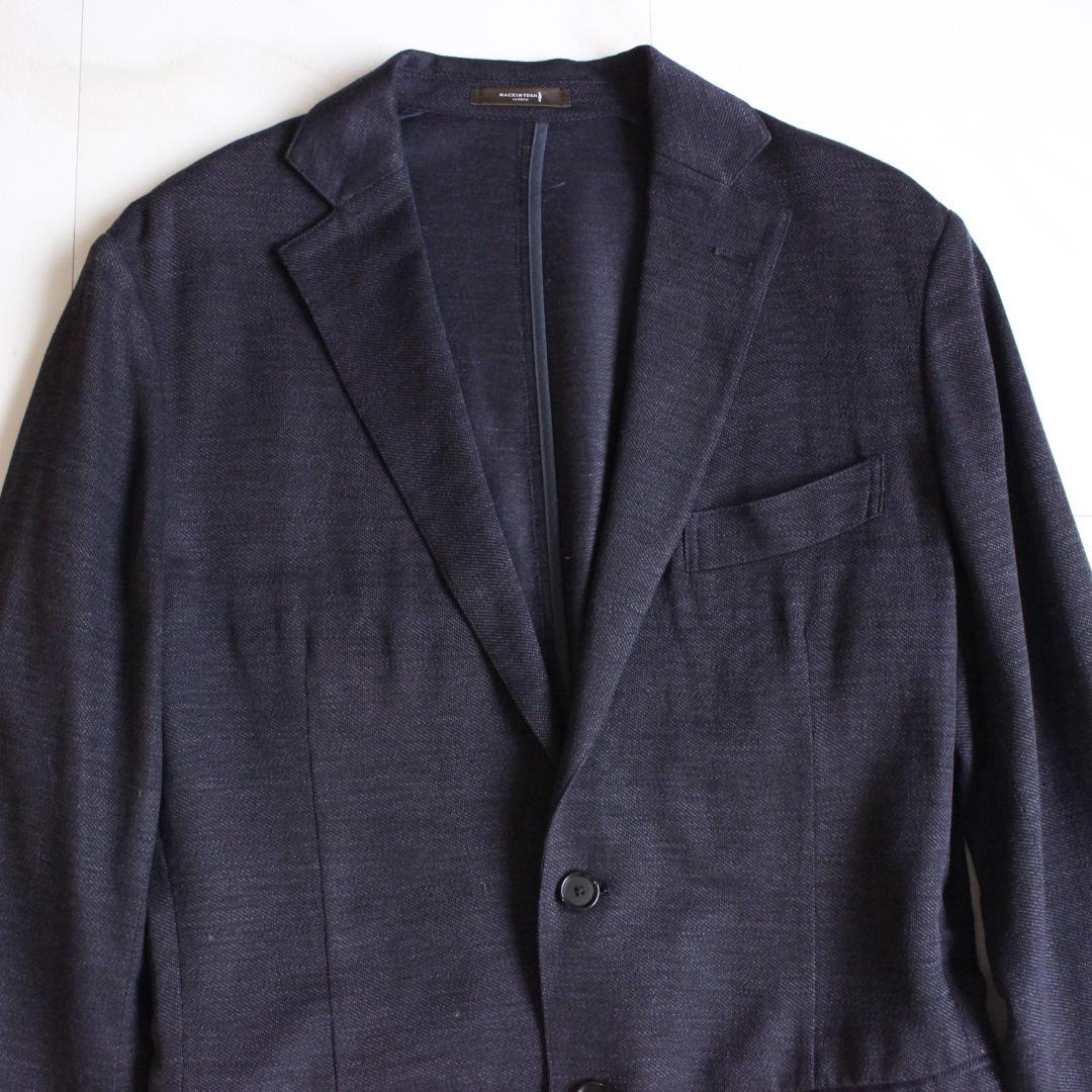 MACKINTOSH LONDON リネンテーラードジャケット M ネイビー