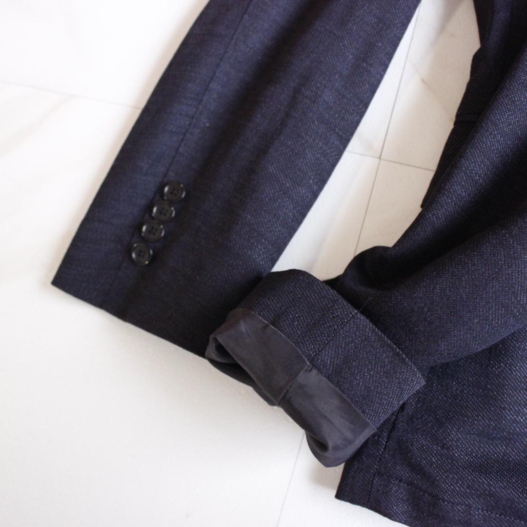 MACKINTOSH LONDON リネンテーラードジャケット M ネイビー
