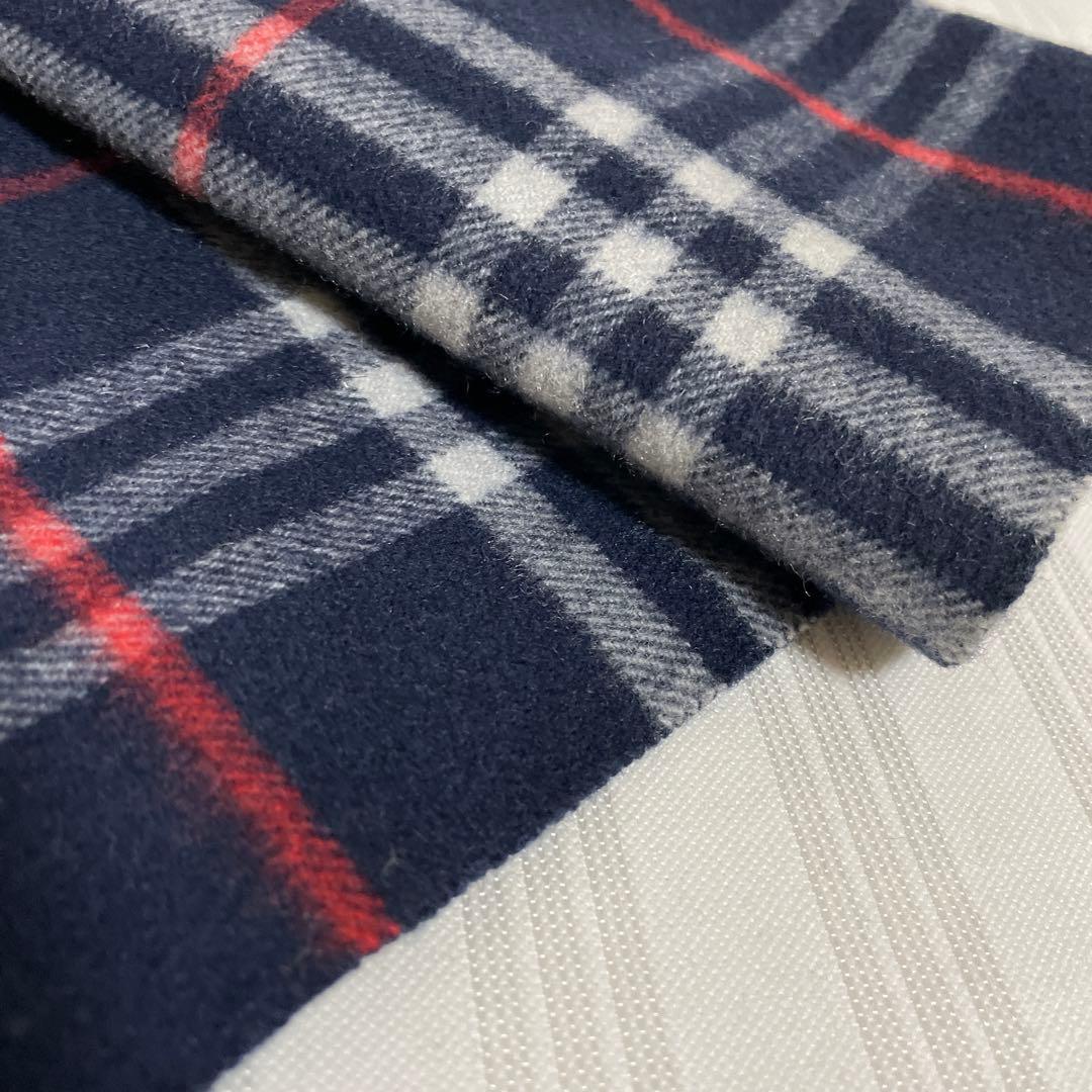バーバリー BURBERRY カシミヤ マフラー ブラック チェック