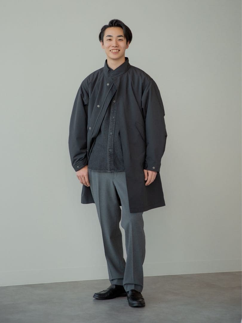 【美品】2025 UNIQLO ウィンドプルーフ2WAYコート