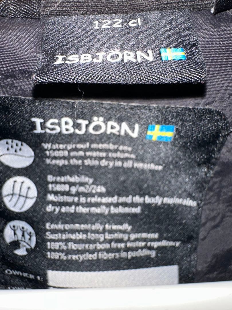 ISBJÖRN キッズジャンプスーツ　　　 スノーウェア 122cm